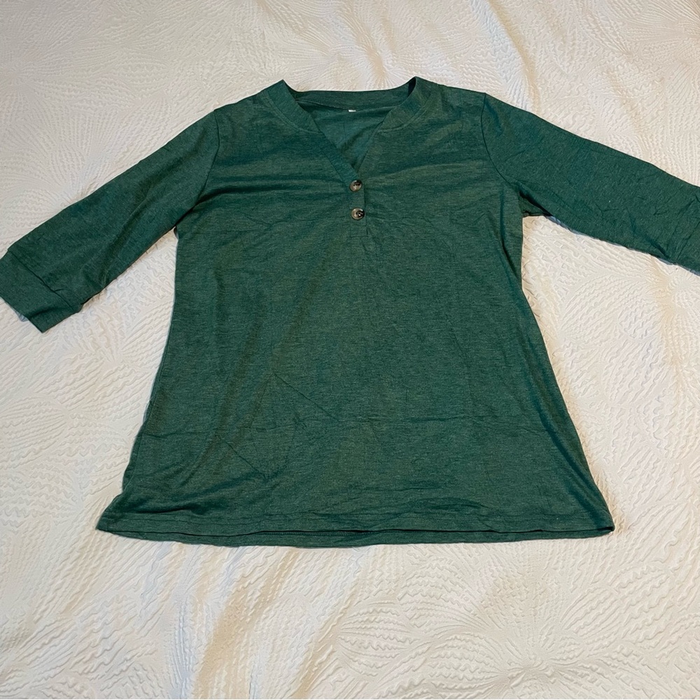 Green Tunic Top